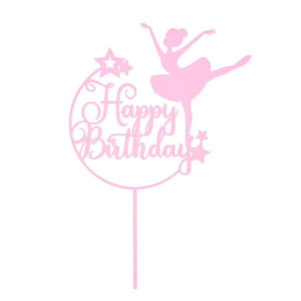 Topper baletnica, Happy Birthday